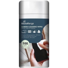 MediaRange MR720 Bildschirm-Reinigungstücher, feucht, 100 Reinigungstücher